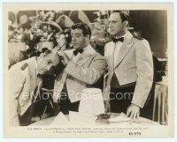 4s319 HOLD THAT GHOST 8x10 still R48 Bud Abbott watches Lou Costello autograph waiter's head!