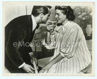 4s329 INDISCREET 8x10 still R63 c/u of Cary Grant & Ingrid Bergman, directed by Stanley Donen!