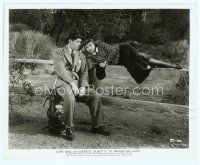4s344 IT HAPPENED ONE NIGHT 8x10 still '34 Clark Gable & Claudette Colbert in hitchhike scene!