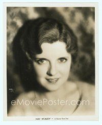 4s394 MAY McAVOY 8x10 still '28 close up head & shoulders portrait of the pretty star!