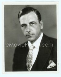 4s398 MILTON SILLS 8x10 still '20s waist-high portrait in suit & tie by Harold Dean Carsey!