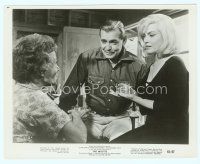4s401 MISFITS 8x10 still '61 close up of Clark Gable between Thelma Ritter & sexy Marilyn Monroe!