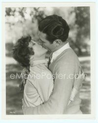 4s425 OUR DANCING DAUGHTERS 8x10 still '28 sexy flapper Joan Crawford kissing Johnny Mack Brown!