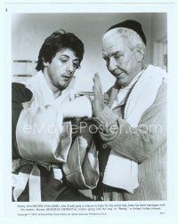4s456 ROCKY 8x10 still '77 close up of boxer Sylvester Stallone & coach Burgess Meredith!