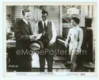 4s496 ST. LOUIS BLUES 8x10.25 still '58 sexy Ruby Dee watches Nat King Cole reading letter!