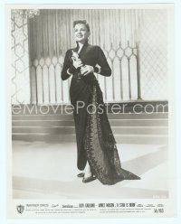 4s497 STAR IS BORN 8x10 still '54 full-length close up art of Judy Garland accepting her Oscar!