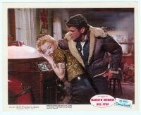 4s033 BUS STOP color 8x10 still '56 Don Murray confronts scared Marilyn Monroe at jukebox!
