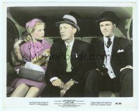4s072 HIGH TIME color 8x10 still '60 Bing Crosby is chastised by Nicole Maurey wearing fox stole!