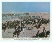 4s082 LAWRENCE OF ARABIA color 8x10 still #11 R71 David Lean classic, far shot of men on horses!