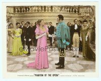 4s104 PHANTOM OF THE OPERA color 8x10 still '43 romantic close up of Susanna Foster & Edgar Barrier