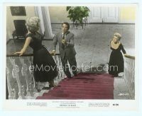 4s106 PORTRAIT IN BLACK color 8x10 still '60 Lana Turner watches Anthony Quinn accuse Sandra Dee!