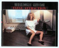 4s058 FATAL ATTRACTION 8x10 mini LC '87 close up of Glenn Close on floor with dazed look!