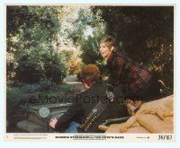 4s059 FOR PETE'S SAKE 8x10 mini LC #1 '74 Barbra Streisand standing up in moving jeep!