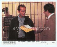 4s107 POSTMAN ALWAYS RINGS TWICE 8x10 mini LC '81 close up of Jack Nicholson at climax of movie!