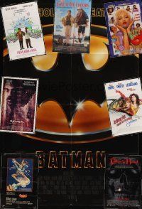 4t004 LOT OF 72 FOLDED ONE-SHEETS lot '61 - '96 Batman, Seven, Great Outdoors, To Wong Foo + more!