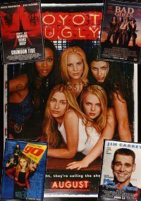 4t012 LOT OF 12 UNFOLDED BUS STOP POSTERS lot '94 - '00 Coyote Ugly, Go, Me Myself & Irene + more!