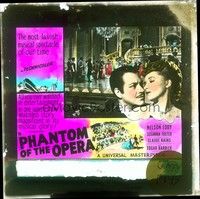 4t228 PHANTOM OF THE OPERA Aust glass slide '43 Nelson Eddy, Susanna Foster, different image!