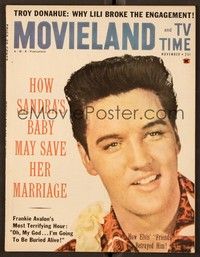 4t119 MOVIELAND magazine November 1961 Elvis Presley's best friends betray him!