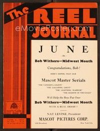 4t052 REEL JOURNAL exhibitor magazine June 2, 1932 Scarface is the leading grossing movie!