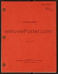 4t140 FEMALE ANIMAL revised final draft script April 9, 1957, screenplay by Robert Hill!