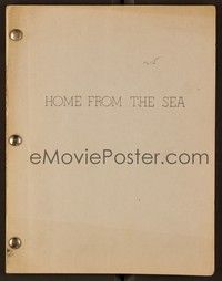 4t154 RETURN FROM THE SEA script August 5, 1953, screenplay by George Waggner