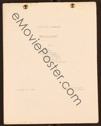 4t162 SWING OUT SISTER continuity & dialogue script Nov 22, 1944, screenplay by Henry Blankfort!