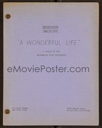 4t166 WONDERFUL LIFE revised draft script December 9, 1950, screenplay by Alan Shilin!