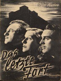 4t187 LAST OUTPOST German program '35 Cary Grant, Claude Rains, Gertrude Michael, different!