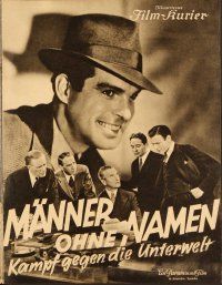 4t190 MEN WITHOUT NAMES German program '36 different images of Fred MacMurray & Madge Evans!