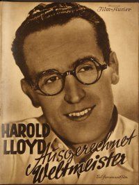 4t192 MILKY WAY German program '36 great different images of milkman Harold Lloyd w/boxing gloves!