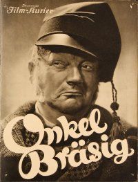 4t196 ONKEL BRASIG German program '36 many images of Otto Wernicke in the title role!