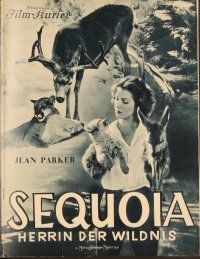 4t200 SEQUOIA German program '36 different images of pretty Jean Parker in the wilderness!
