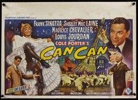 4v324 CAN-CAN Belgian '60 Frank Sinatra, Shirley MacLaine, Maurice Chevalier & Louis Jourdan!