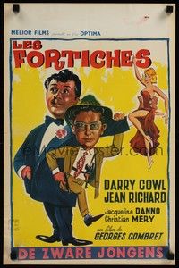 4v394 LES FORTICHES Belgian '60 wacky different art of Darry Cowl & Jean Richard!