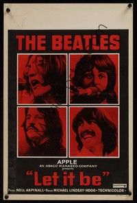 4v395 LET IT BE Belgian '70 The Beatles, John Lennon, Paul McCartney, Ringo Starr, George Harrison