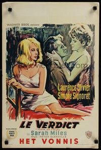 4v455 TERM OF TRIAL Belgian '62 teacher Laurence Olivier has an affair w/young girl in his class!