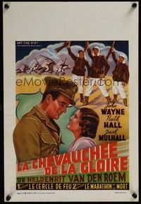4v458 THREE MUSKETEERS Belgian R40s John Wayne serial, Ruth Hall, art of Foreign Legion!
