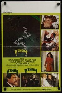 4v475 VENOM Belgian '82 Klaus Kinski, Oliver Reed & poisonous snakes!
