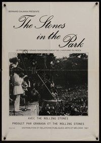 4v006 STONES IN THE PARK Canadian '81 The Rolling Stones, Mick Jagger, rock 'n' roll!