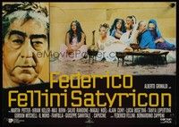 4v158 FELLINI SATYRICON Czech 11x16 '70 Federico Fellini's Italian cult classic!