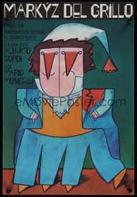4v176 MARQUESS OF GRILLO Czech 11x16 '85 Alberto Sordi, Caroline Berg, bizarre Vaca art!