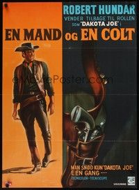 4v558 DAKOTA JOE Danish '67 Demicheli' Un hombre y un colt, art of Fernando Sancho & gunbelt!