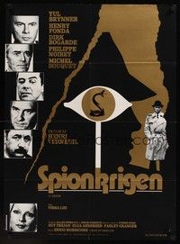 4v686 SERPENT Danish '73 Henri Verneuil directed, Yul Brynner, Henry Fonda, Dirk Bogarde!