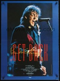 4v209 GET BACK French 23x32 '92 former Beatle Paul McCartney on a magical tour!