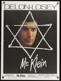 4v221 MR. KLEIN French 23x32 '76 image of Jewish art dealer Alain Delon, directed by Joseph Losey!