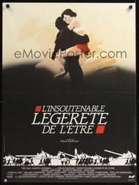 4v233 UNBEARABLE LIGHTNESS OF BEING French 23x32 '88 Daniel Day-Lewis, Juliette Binoche, Lena Olin