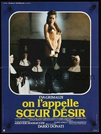 4v271 CONVENT OF SINNERS French 15x21 '86 directed by Joe D'Amato, sexy topless Eva Grimaldi!