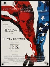 4v308 JFK French 15x21 '91 directed by Oliver Stone, Kevin Costner as Jim Garrison!