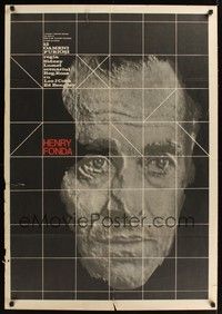 4v001 12 ANGRY MEN Romanian '57 cool image of Henry Fonda, Sidney Lumet courtroom jury classic!