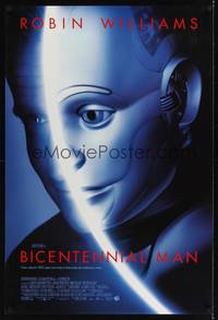 4w078 BICENTENNIAL MAN DS 1sh '99 Robin Williams, Sam Neill, Oliver Platt, Isaac Asimov!